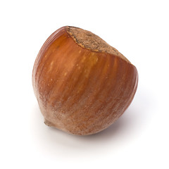 Image showing hazelnut isolated on white background