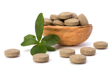 Image showing herbal pills