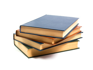 Image showing books stack isolated on white