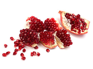 Image showing pomegranate isolated on white background