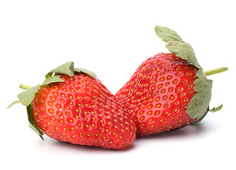Image showing Strawberries isolated on white background