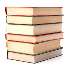 Image showing book stack isolated on white background