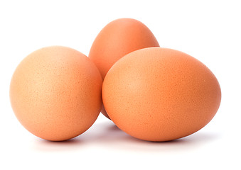 Image showing eggs isolated on white background