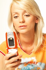 Image showing women talking cell phone