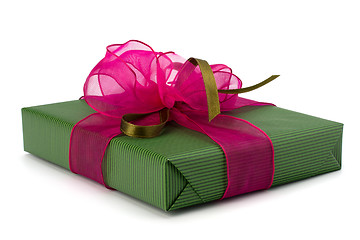 Image showing festive gift box