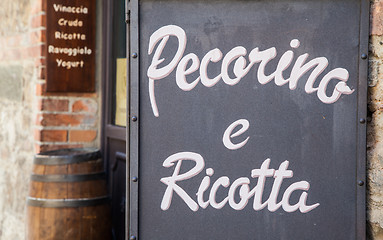 Image showing Italian Cacioteca