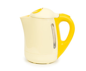 Image showing electric kettle isolated on white background with clipping path