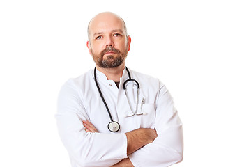 Image showing doctor with stethoscope