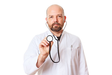 Image showing doctor with stethoscope