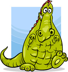 Image showing cartoon dragon funny fantasy character