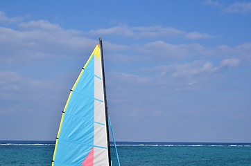 Image showing Colorful Sail