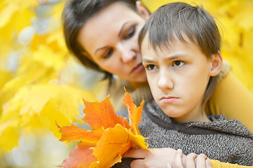 Image showing Mother with a boy