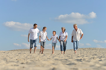 Image showing Portrait of a happy family