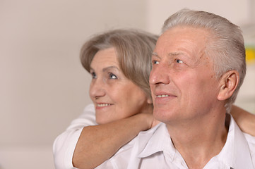 Image showing Portrait of a happy senior couple