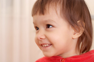 Image showing Portrait of little girl