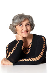 Image showing Old woman portrait