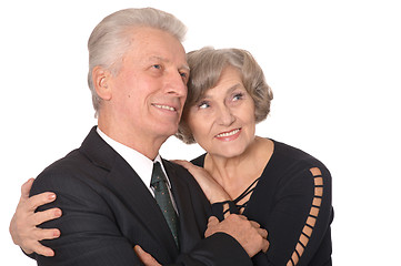 Image showing Portrait of an elder couple