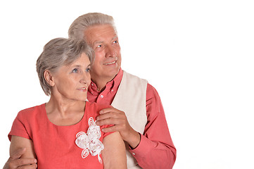 Image showing Portrait of a happy middle-aged couple