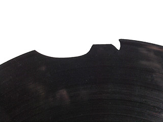 Image showing Scratched record