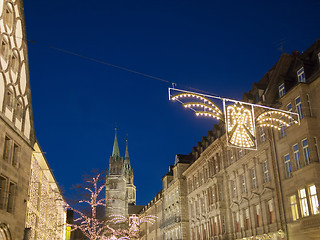 Image showing Night scene Nuremberg