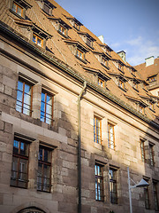 Image showing Roof of Nuremberg house