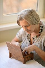 Image showing Portrait of a senior woman