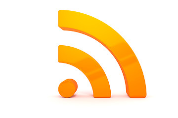 Image showing rss sign background