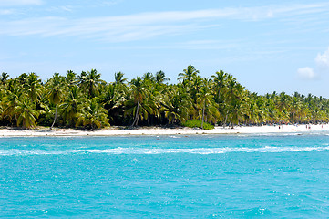 Image showing Island with beautiful beach