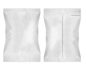 Image showing White Blank Foil Food Bag