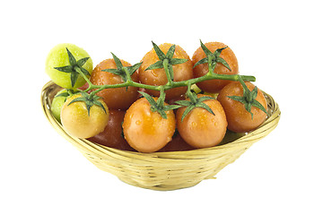 Image showing fresh cherry tomatoes