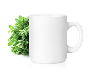 Image showing White ceramic mug