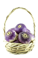 Image showing purple headed turnips 