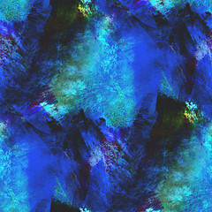 Image showing abstract blue, purple seamless texture watercolor brush strokes