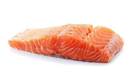 Image showing fresh raw salmon