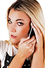 Image showing Girl on cell phone.