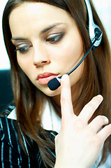 Image showing Call Center Agent