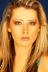 Image showing Portrait of beautiful young sexy woman