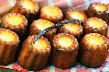 Image showing Freshly Canele closeup.