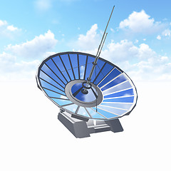 Image showing Satellite Dish with clipping path