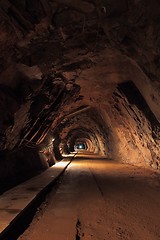 Image showing Mine tunnel