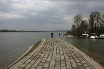 Image showing Quay on the river