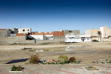 Image showing Residential buildings in Kairouan