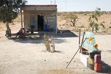 Image showing Improvised gas station