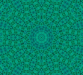 Image showing Green background with abstract pattern