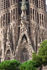 Image showing Sagrada Familia in Barcelona