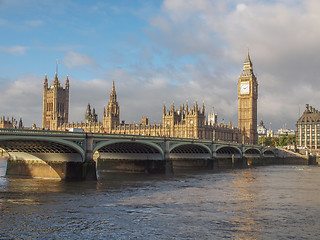 Image showing Westminster Bridge