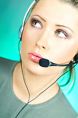 Image showing Call Center Agent