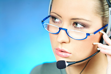 Image showing Call Center Agent