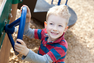 Image showing kid at the playround