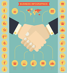 Image showing Business Infographic Template.